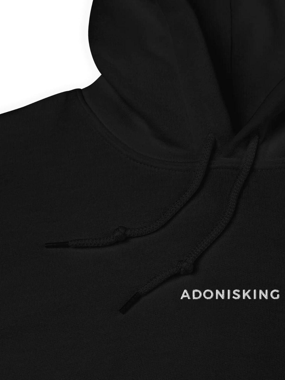 Black Visionary Fleece Knit Hoodie