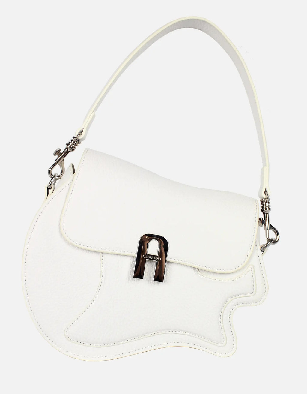 Soloist Pebble Leather Crossbody Bag with Strap