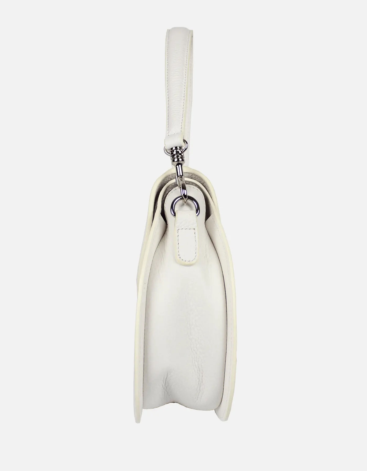 Soloist Pebble Leather Crossbody Bag with Strap