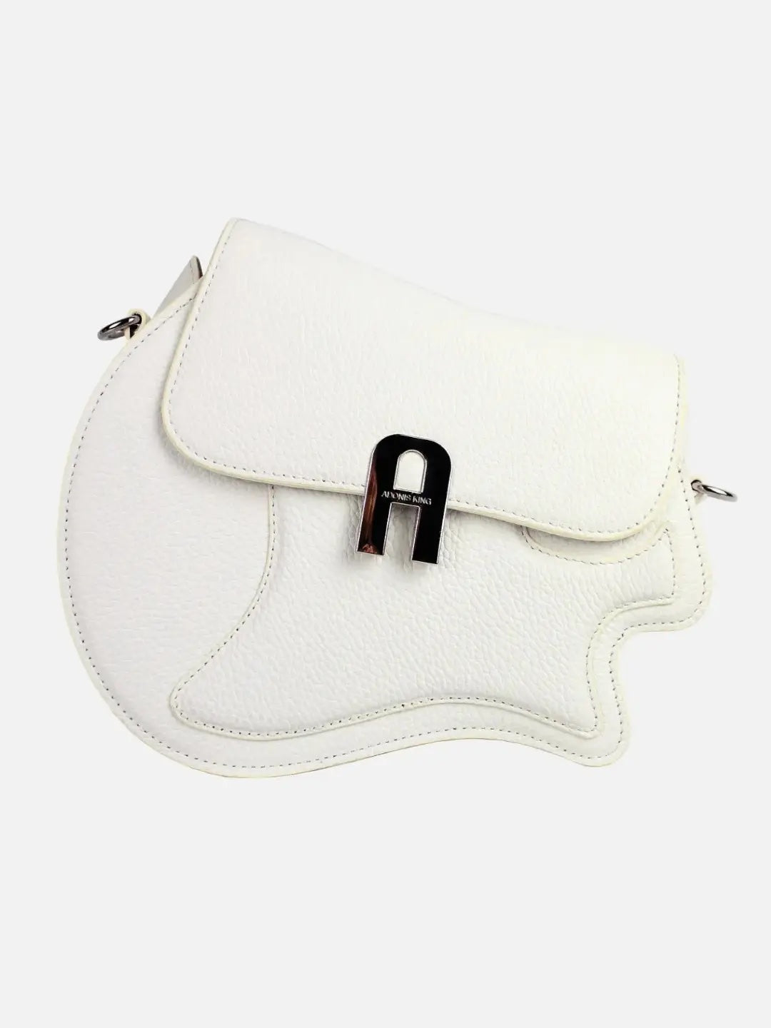 Soloist Pebble Leather Crossbody Bag with Strap