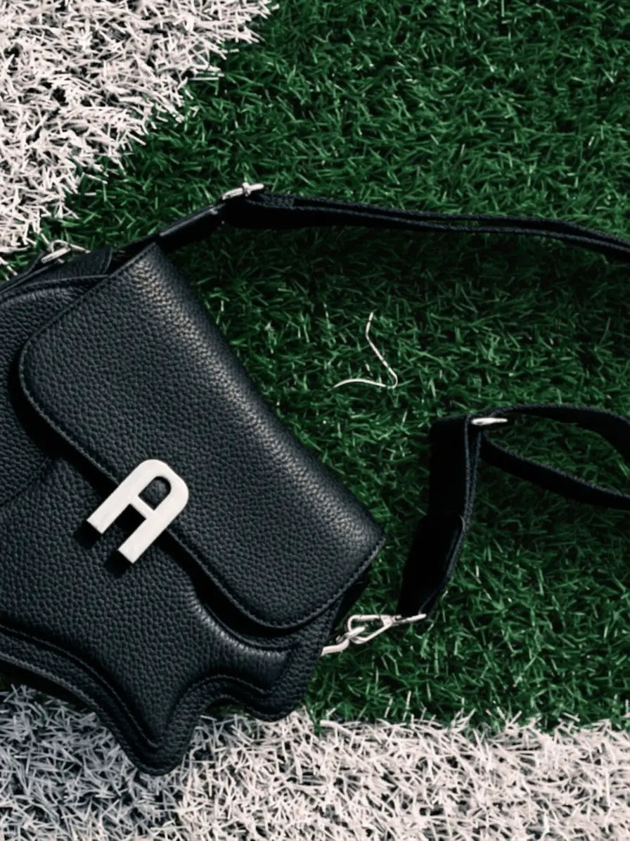 Soloist Pebble Leather Crossbody Bag with Strap Adonis King Collection Shoulder Bags