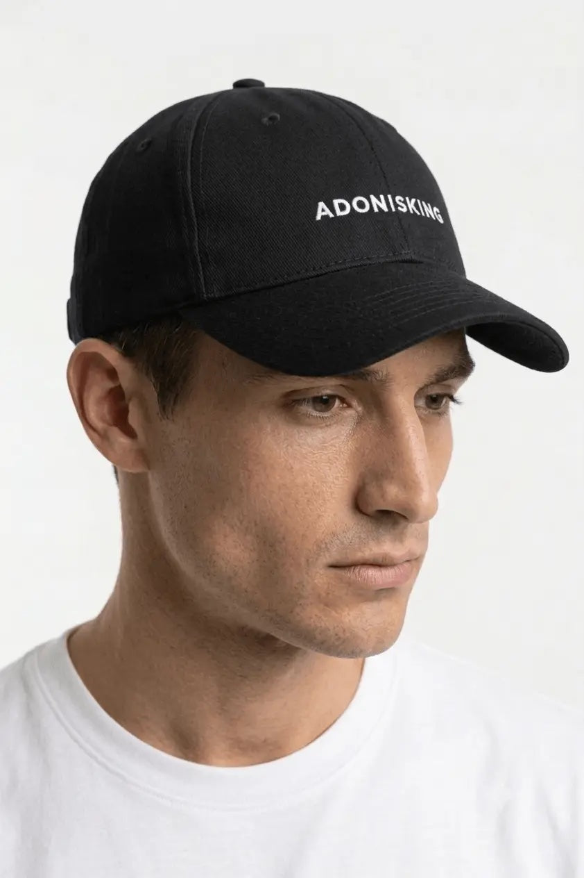 Visionary Baseball Cap – Black Cotton Twill