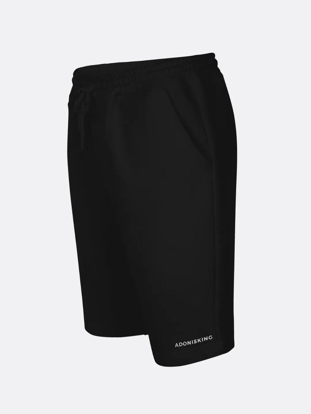 Visionary Black Fleece Knit Shorts