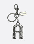 Signature Silver Metal Bag Charm, Unisex