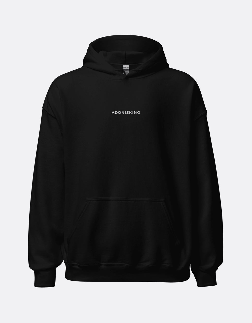 Black Visionary Fleece Knit Hoodie
