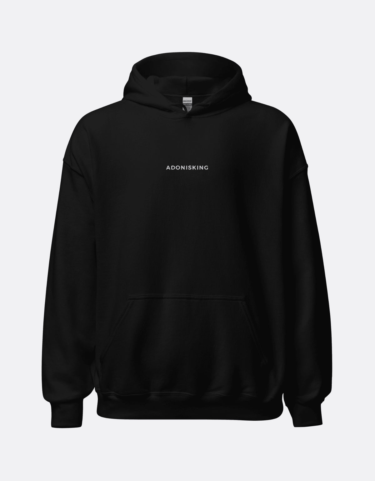 Black Visionary Fleece Knit Hoodie